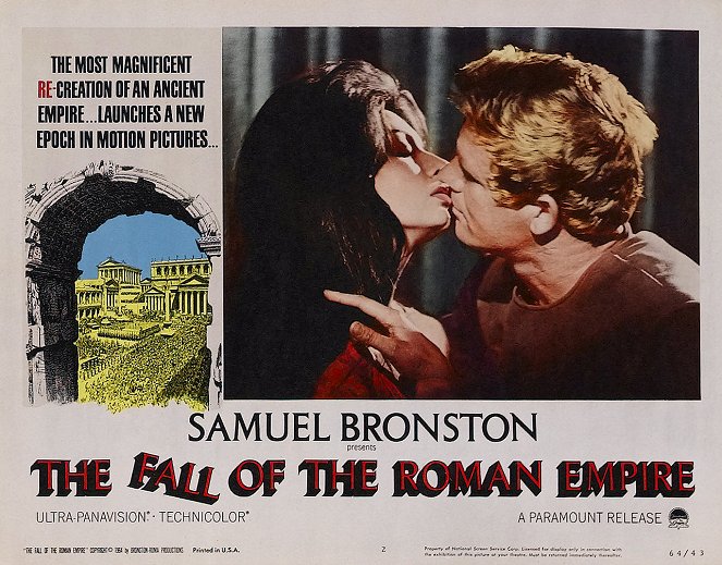 The Fall of the Roman Empire - Lobbykaarten - Sophia Loren, Stephen Boyd