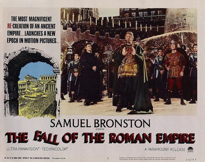 The Fall of the Roman Empire - Lobby Cards