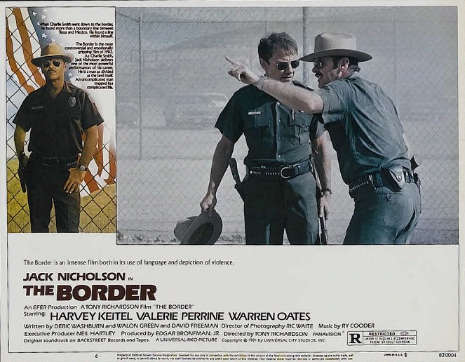 The Border - Lobby karty - Harvey Keitel, Jack Nicholson
