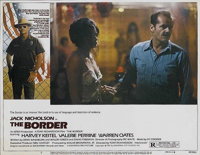 Police frontière - Cartes de lobby - Elpidia Carrillo, Jack Nicholson