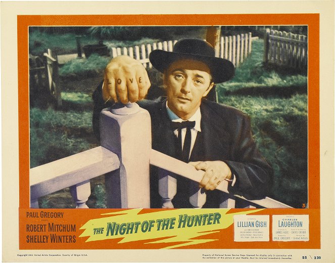 The Night of the Hunter - Lobby Cards - Robert Mitchum