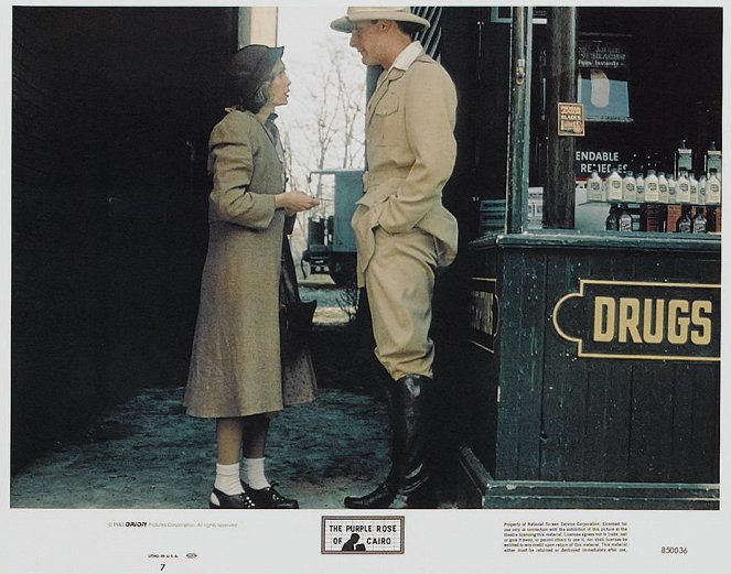 The Purple Rose of Cairo - Lobby Cards - Mia Farrow, Jeff Daniels