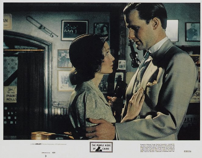 The Purple Rose of Cairo - Lobby Cards - Mia Farrow, Jeff Daniels