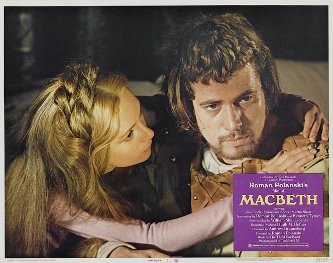 Macbeth - Lobbykarten - Francesca Annis, Jon Finch