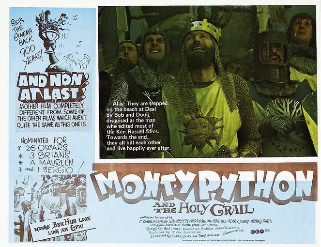 Monty Python e o Cálice Sagrado - Cartões lobby