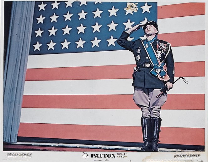 Patton - Cartes de lobby - George C. Scott