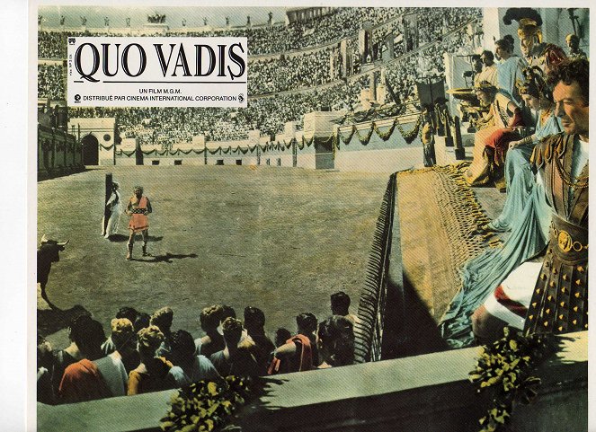 Quo Vadis - Lobbykarten - Peter Ustinov, Patricia Laffan, Robert Taylor