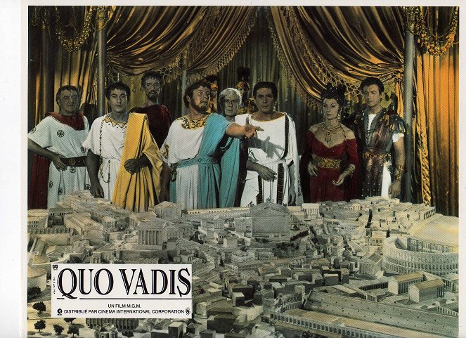 Quo Vadis - Fotocromos - Peter Ustinov, Leo Genn, Patricia Laffan, Robert Taylor