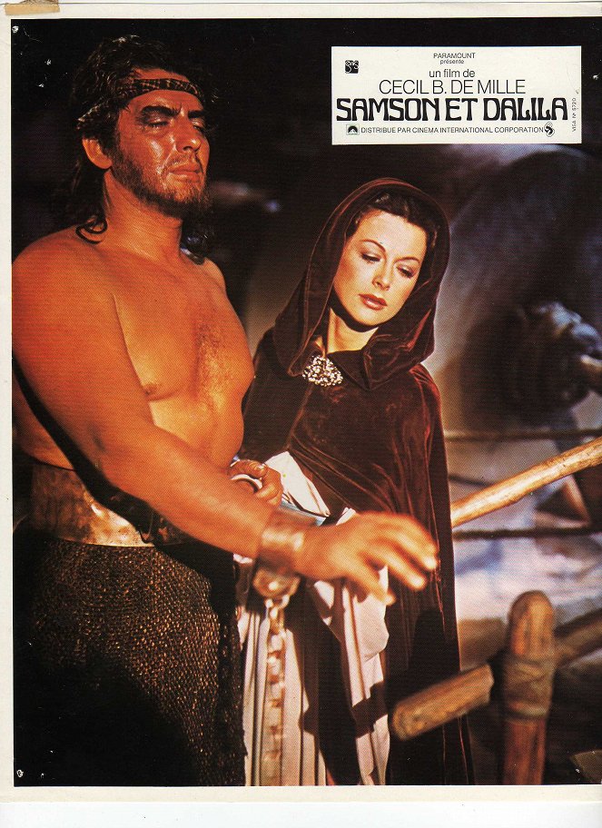 Samson et Dalila - Cartes de lobby - Victor Mature, Hedy Lamarr