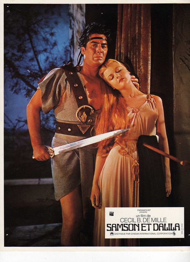 Samson et Dalila - Cartes de lobby - Victor Mature, Angela Lansbury