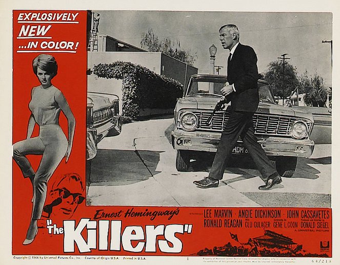 Der Tod eines Killers - Lobbykarten - Lee Marvin