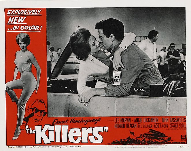 The Killers - Lobby Cards - Angie Dickinson, John Cassavetes