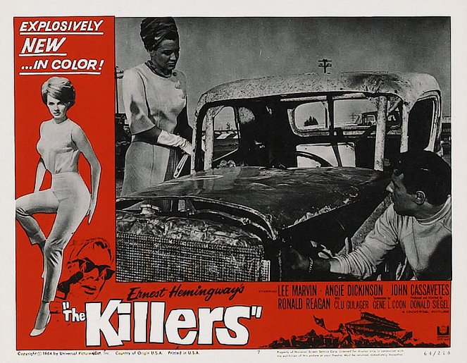 The Killers - Cartões lobby - Angie Dickinson, John Cassavetes