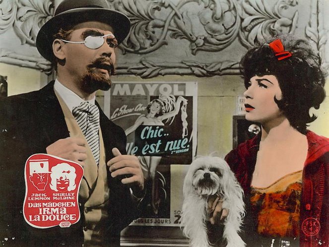 Das Mädchen Irma La Douce - Lobbykarten - Jack Lemmon, Shirley MacLaine