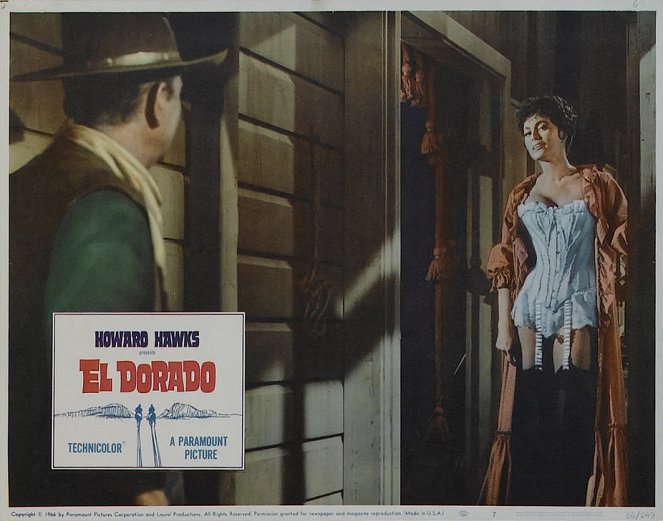 El Dorado - Lobbykarten - John Wayne, Charlene Holt