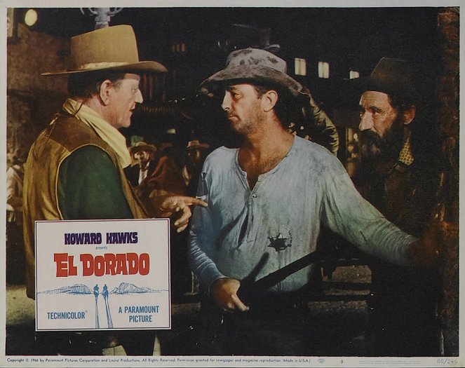 El Dorado - Lobbykarten - John Wayne, Robert Mitchum, Arthur Hunnicutt