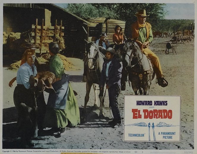 El Dorado - Lobbykarten - Michele Carey, John Wayne