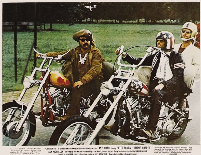 Bezstarostná jízda - Fotosky - Dennis Hopper, Peter Fonda, Jack Nicholson