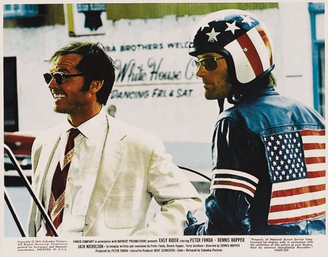 Easy Rider - Lobbykarten - Jack Nicholson, Peter Fonda
