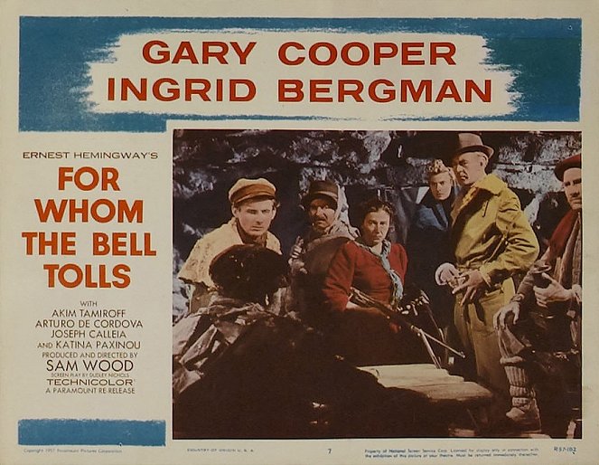 For Whom the Bell Tolls - Lobby Cards