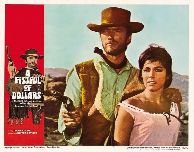 A Fistful of Dollars - Lobby Cards - Clint Eastwood, Marianne Koch