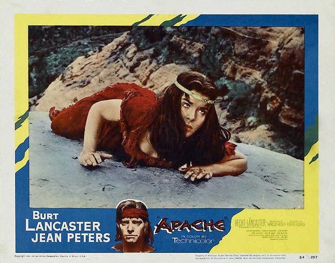 Apache - Lobby Cards - Jean Peters
