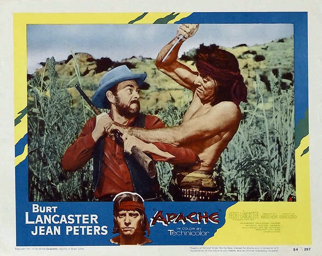 Viimeinen apassi - Mainoskuvat - John McIntire, Burt Lancaster