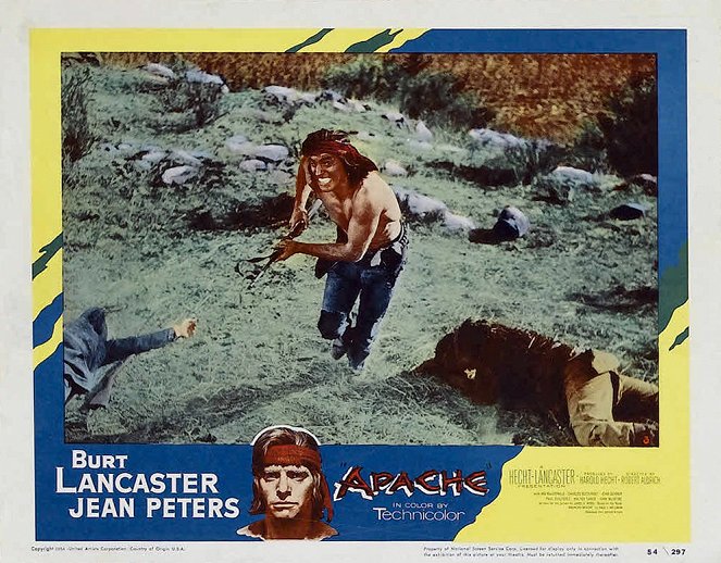 Az apacs harcos - Vitrinfotók - Burt Lancaster