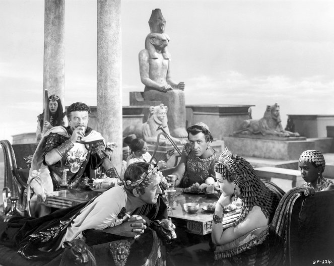Cezar i Kleopatra - Z filmu - Basil Sydney, Claude Rains, Stewart Granger, Vivien Leigh