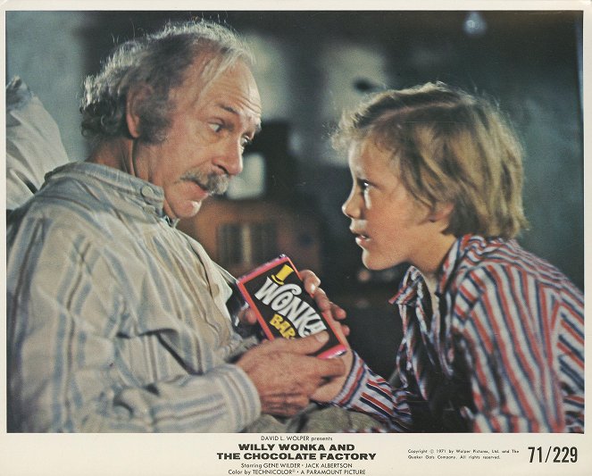 Charlie und die Schokoladenfabrik - Lobbykarten - Jack Albertson, Peter Ostrum