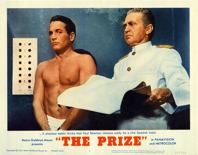 Der Preis - Lobbykarten - Paul Newman