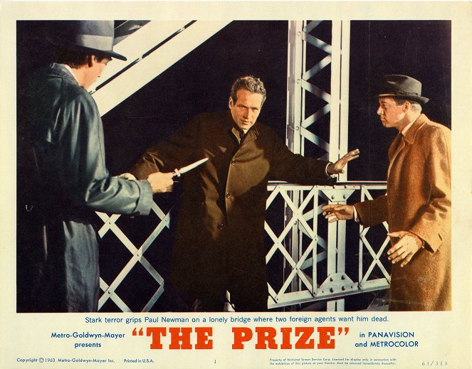 The Prize - Cartes de lobby - Paul Newman