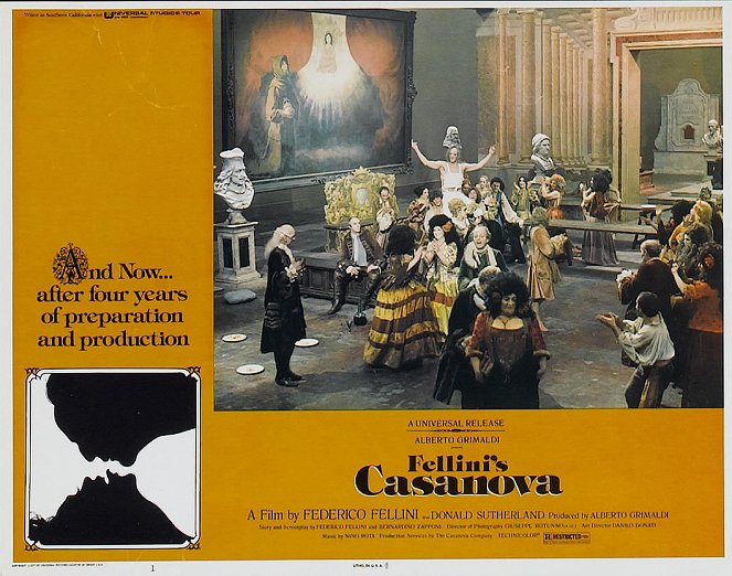 Fellinis Casanova - Lobbykarten