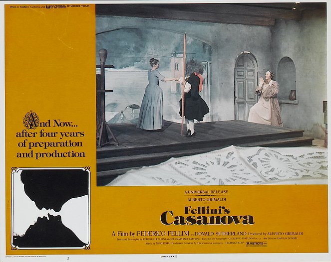 Le Casanova de Fellini - Lobby Cards