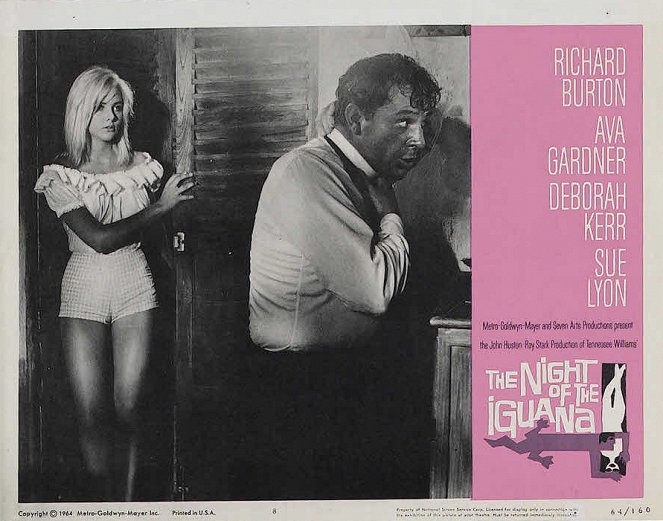 The Night of the Iguana - Lobby karty - Sue Lyon, Richard Burton