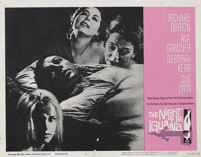 The Night of the Iguana - Cartões lobby - Richard Burton