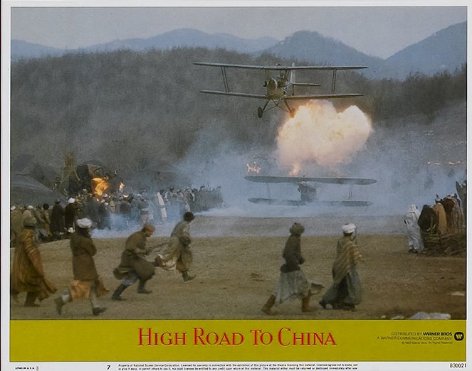 High Road to China - Lobby Cards