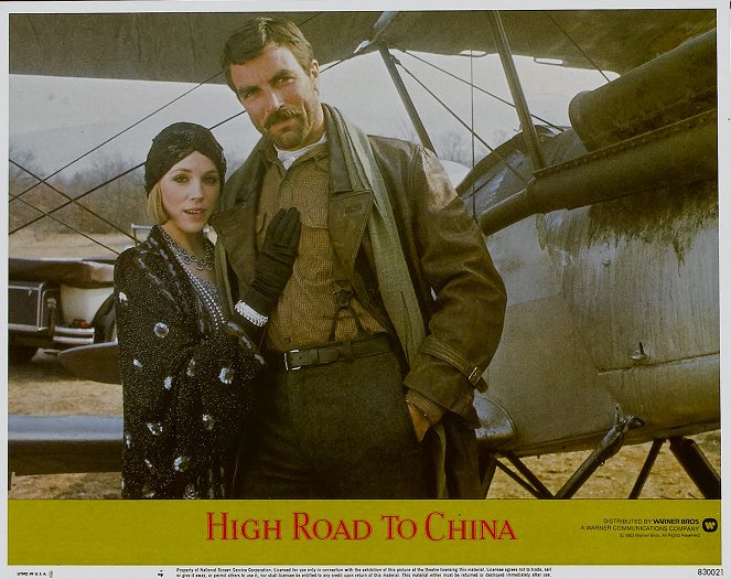High Road to China - Lobbykaarten - Tom Selleck