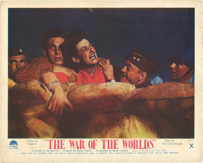 The War of the Worlds - Lobbykaarten - Gene Barry, Ann Robinson, Les Tremayne