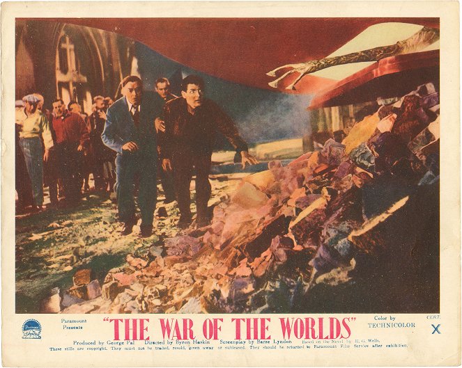 The War of the Worlds - Lobbykaarten - Gene Barry