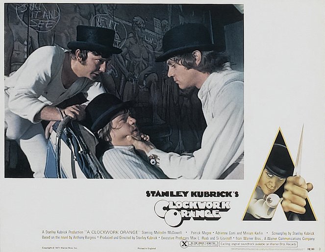 A Clockwork Orange - Lobbykaarten - Malcolm McDowell, Warren Clarke