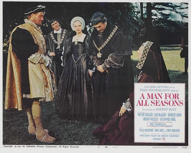 A Man for All Seasons - Lobbykaarten - Robert Shaw, Nigel Davenport, Susannah York, Paul Scofield, Wendy Hiller