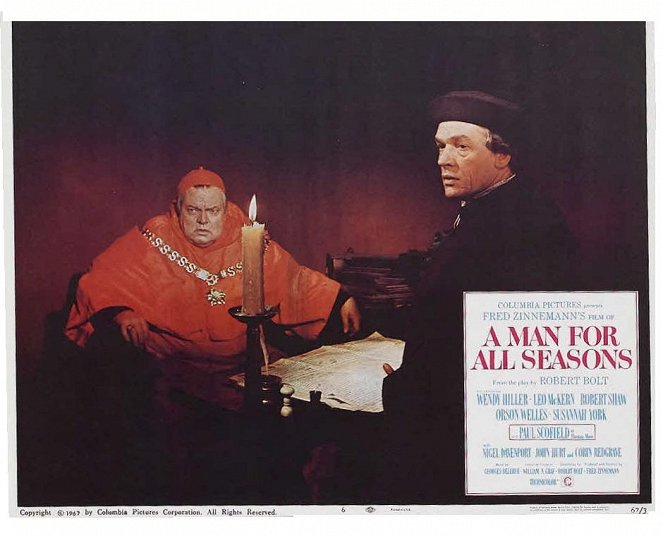 A Man for All Seasons - Lobbykaarten - Orson Welles, Paul Scofield