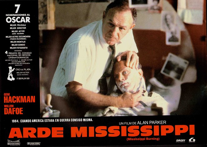 Mississippi Burning - Lobbykarten - Gene Hackman, Brad Dourif