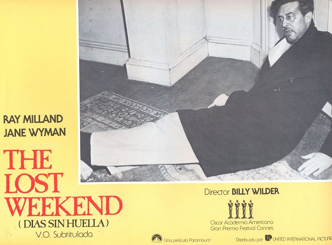 The Lost Weekend - Lobby Cards - Ray Milland