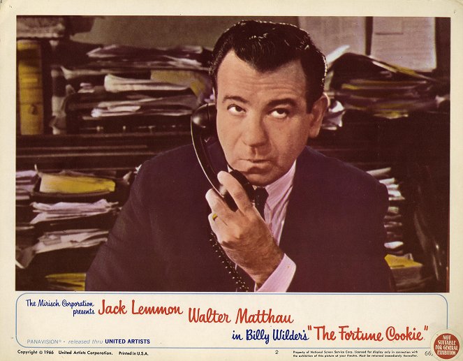 The Fortune Cookie - Lobby karty - Walter Matthau