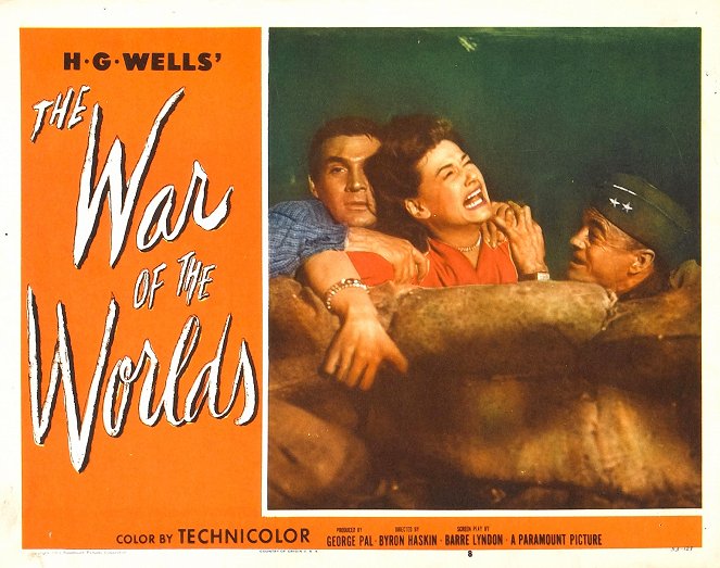 The War of the Worlds - Lobbykaarten - Gene Barry, Ann Robinson, Les Tremayne