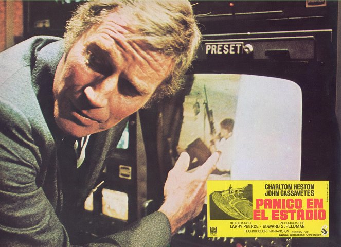 Two-Minute Warning - Lobby Cards - Charlton Heston