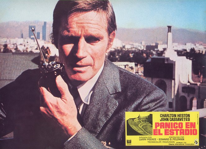 Two-Minute Warning - Lobby Cards - Charlton Heston