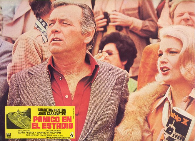 Pánico en el estadio - Fotocromos - David Janssen, Gena Rowlands